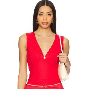 NIA Celia Top in Cherry